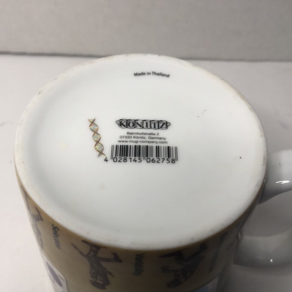 Konitz Mug of Knowledge Biology DNA Evolution Photosynthesis 16oz - Picture 6 of 6
